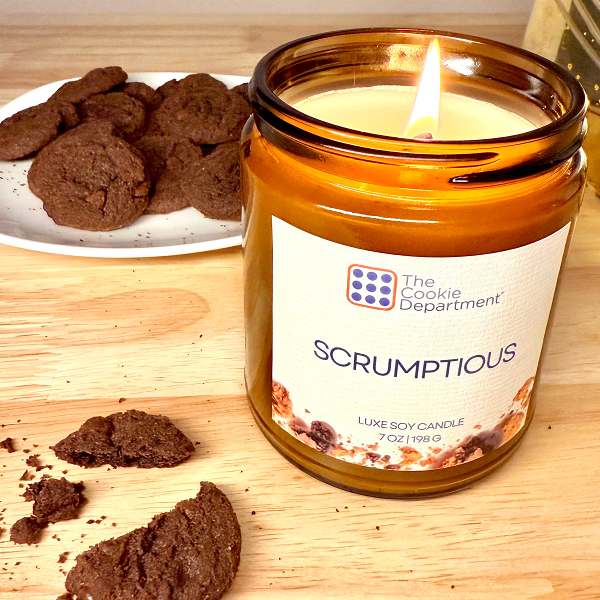 ‘Scrumptious’ Candle – The Scent of Fresh-Baked Comfort